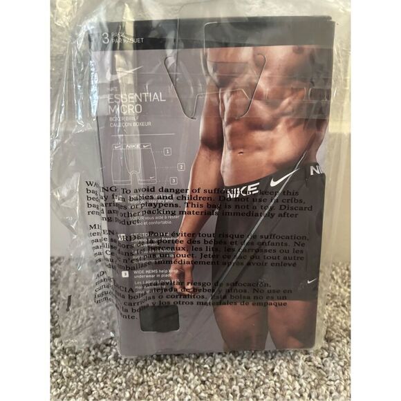Nike Men’s 3-pack DRI-fit Essential Micro Boxer Brief Size Small - Picture 2 of 3